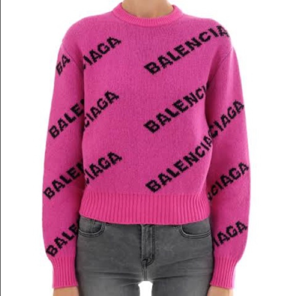BUYING (not selling) Balenciaga pink sweater